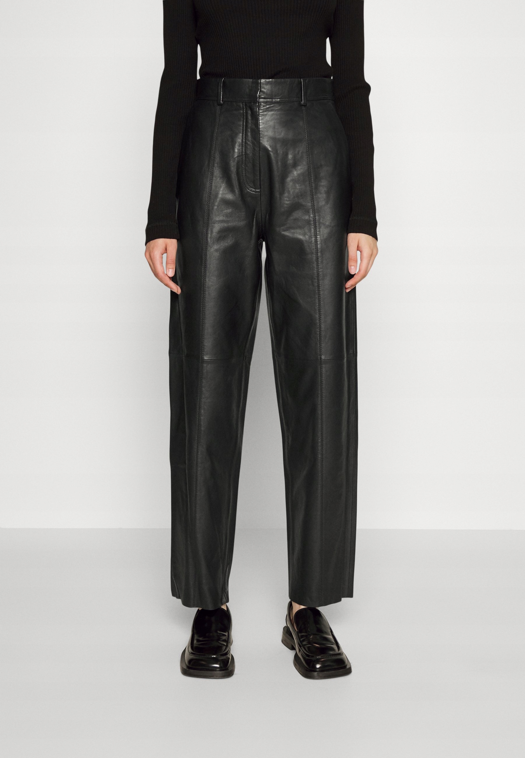 Designérské kožené kalhoty House of Dagmar 32