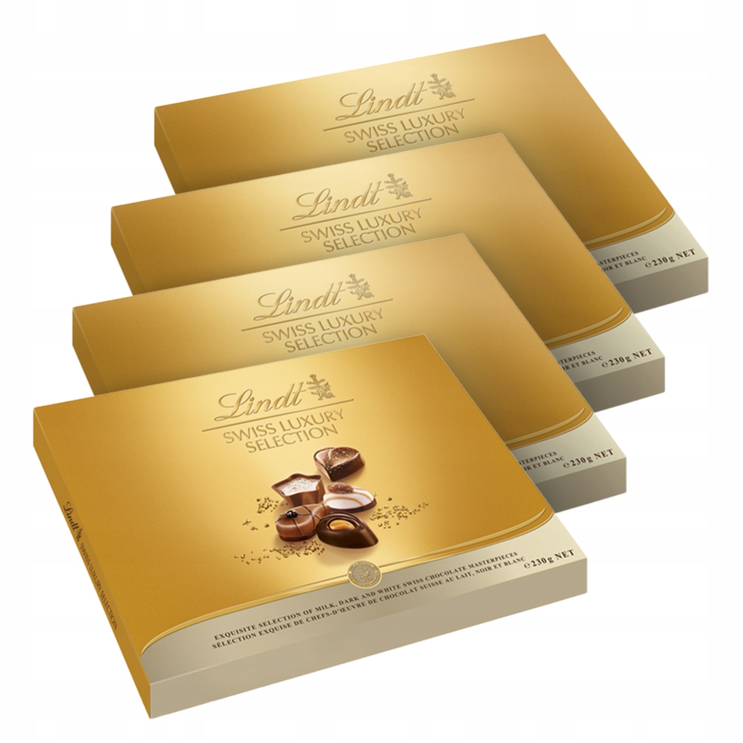Zestaw Pralin Lindt Swiss Luxury 4x230g
