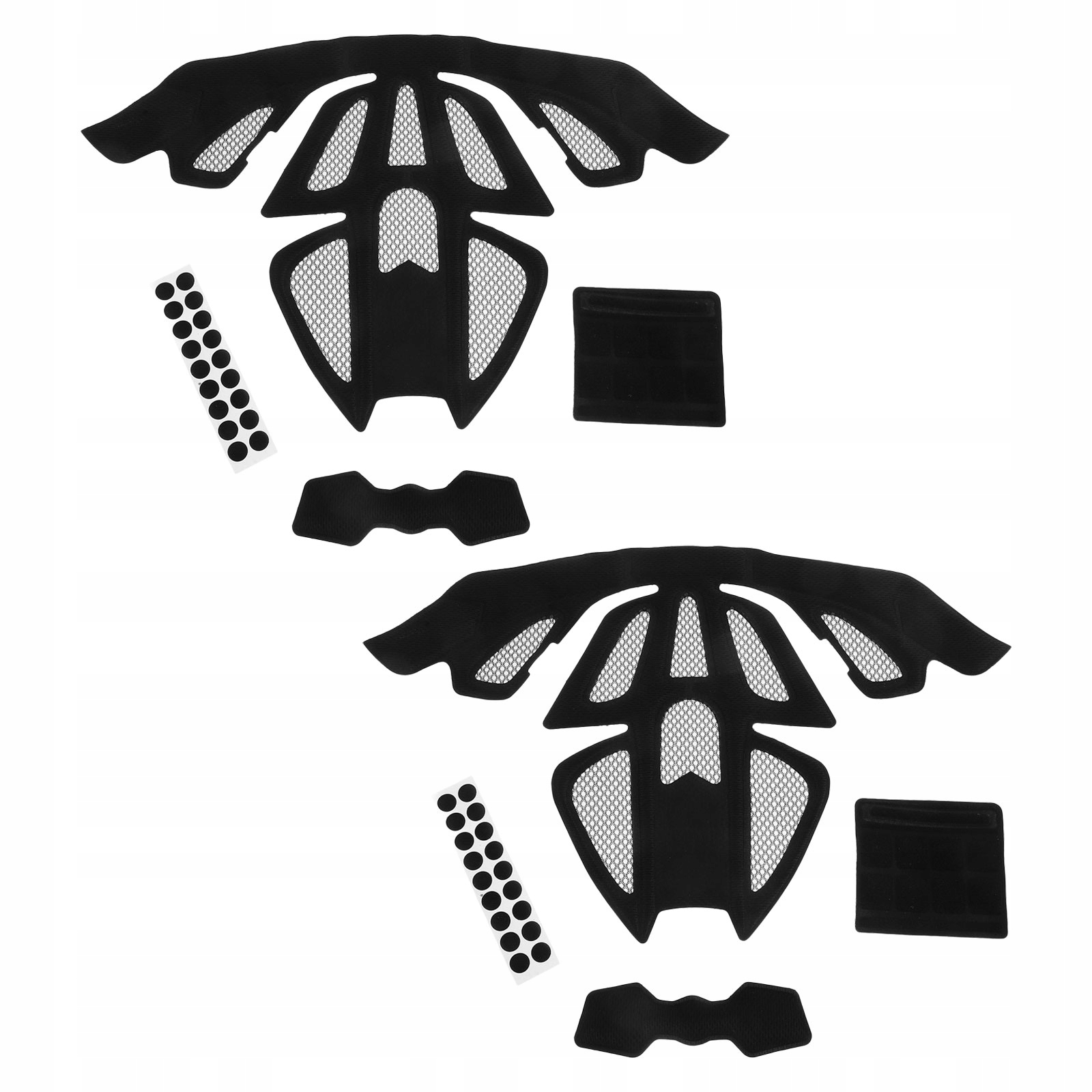 2 ZESTAWY WYTRZYMAŁYCH GĄBEK/WKŁADEK DO KASKU ROWEROWEGO - ZAMIENNIKI ZAPEWNIAJĄCE KOMFORT