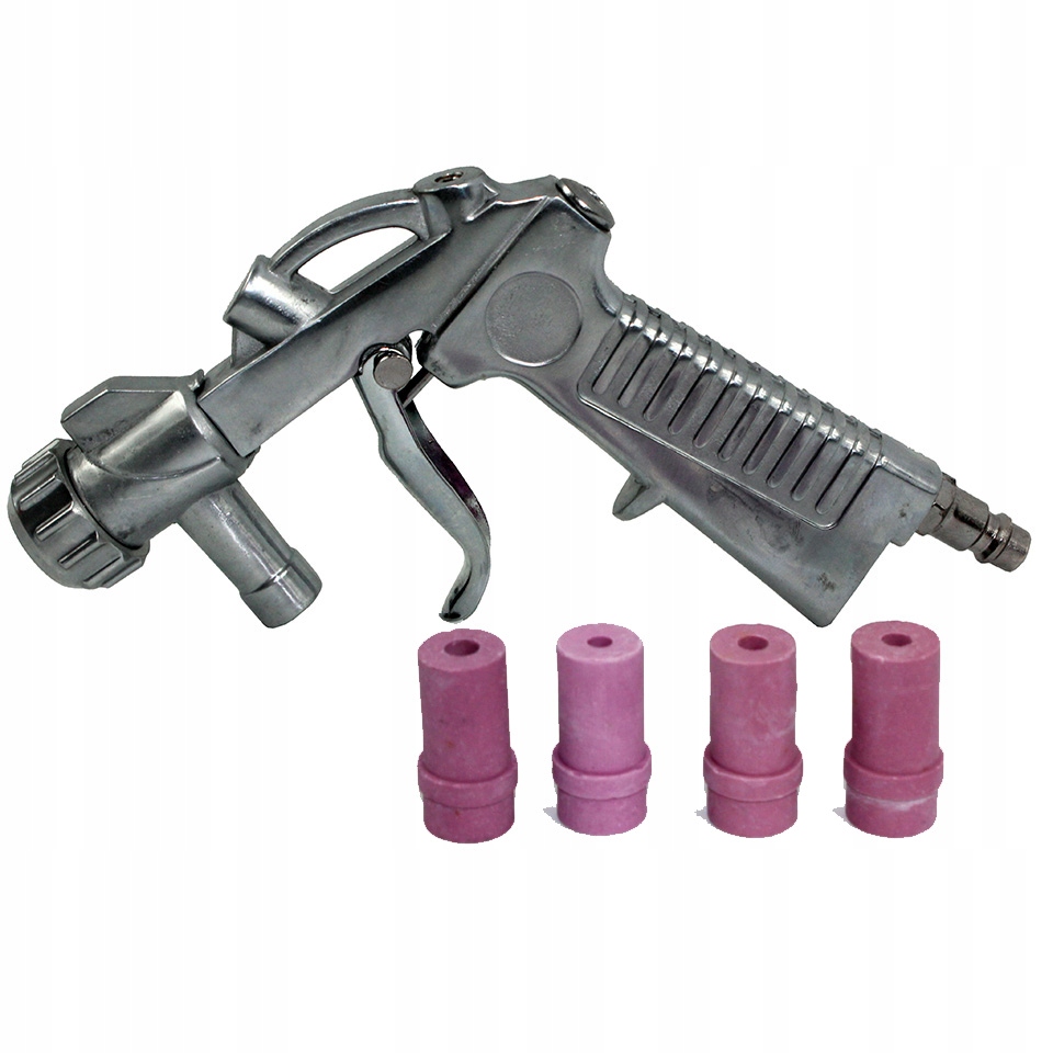 PISTOLET DO PIASKOWANIA PIASKARKA 4x DYSZA Marka bez marki