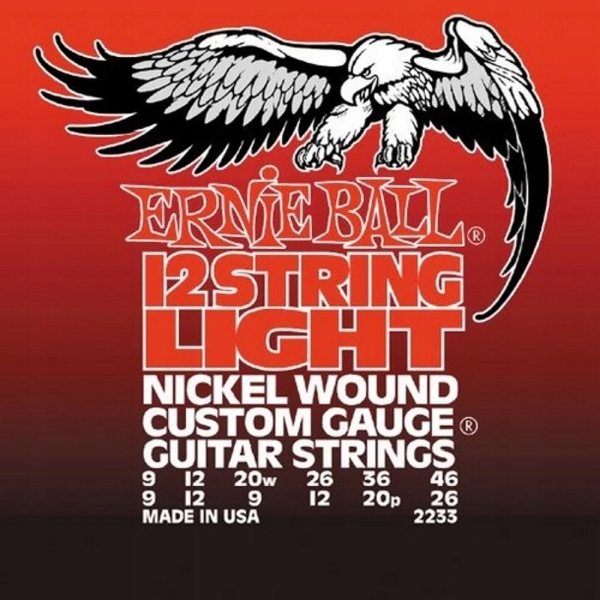 Ernie Ball EB 2233 Custom 12 String struny do git