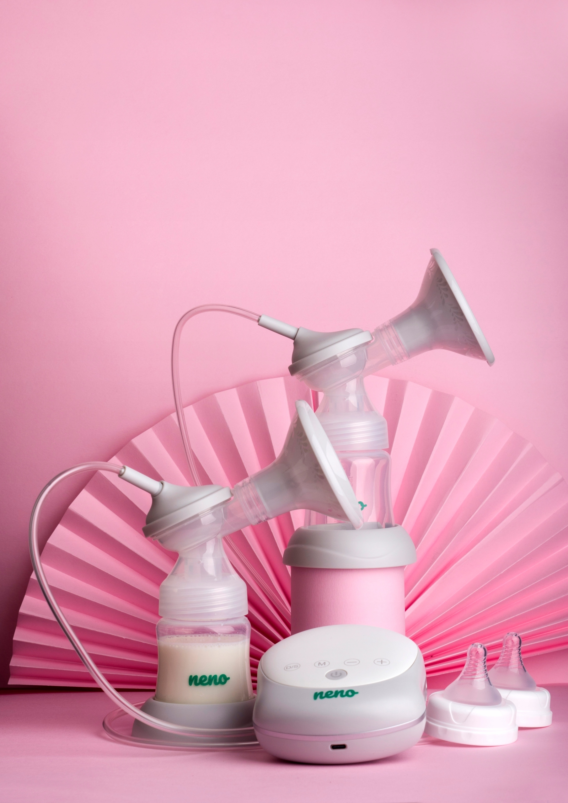 Podwójny laktator elektroniczny Neno Due Pojemność 150 ml