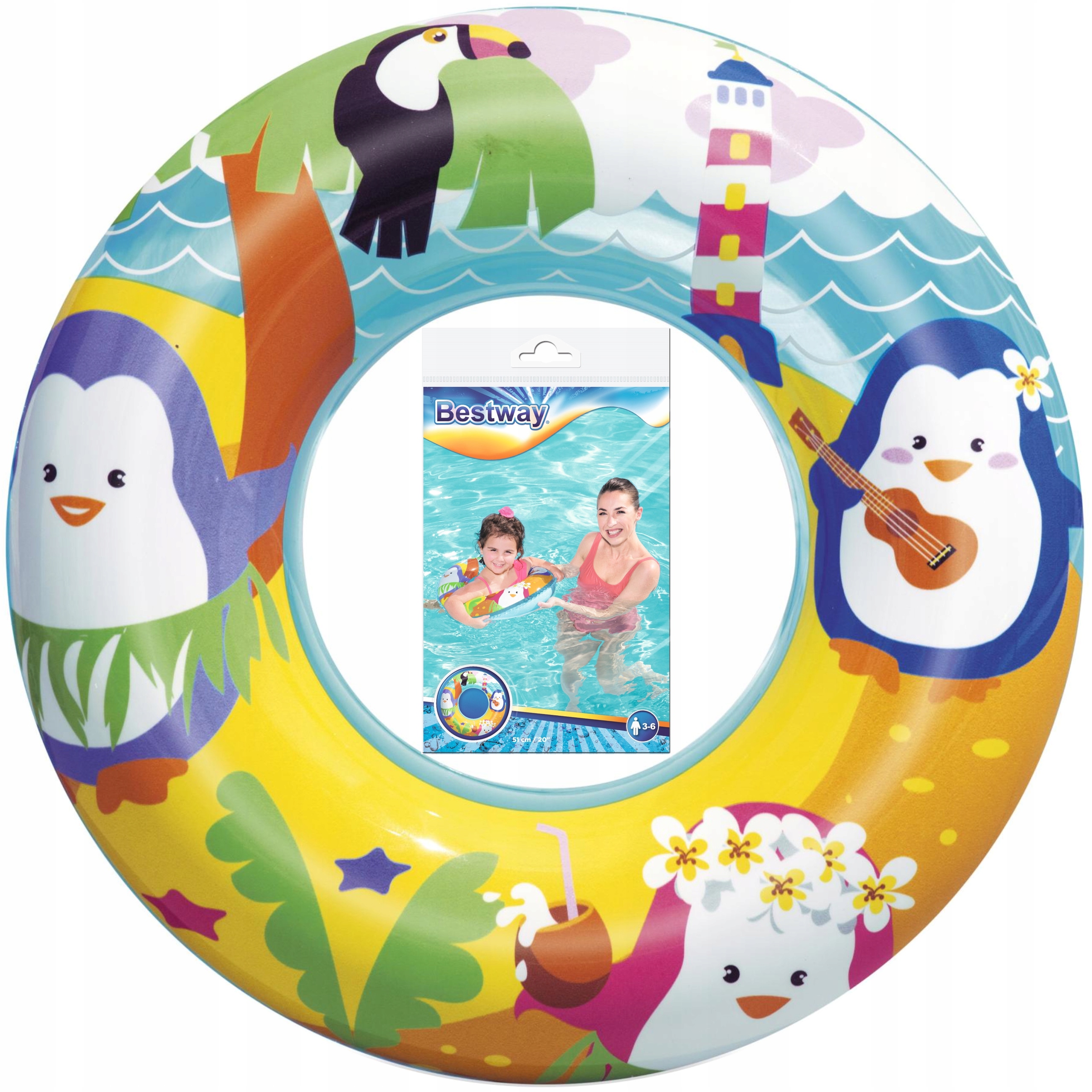 

Bestway Kółko dmuchane Sea Adventures 51cm 36113P
