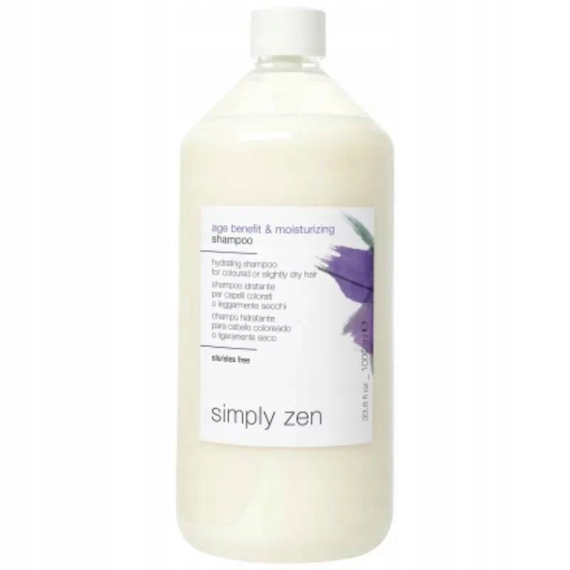 Z.One Simply Zen] Hydratační Šampon pro suché barvené vlasy 1000 ml