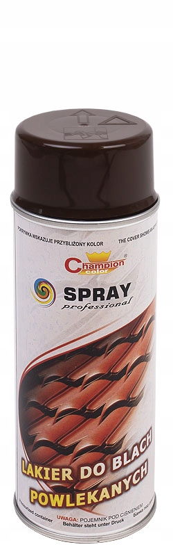 

Farba Na Dach Blach Spray Brąz Czekoladowy 8017