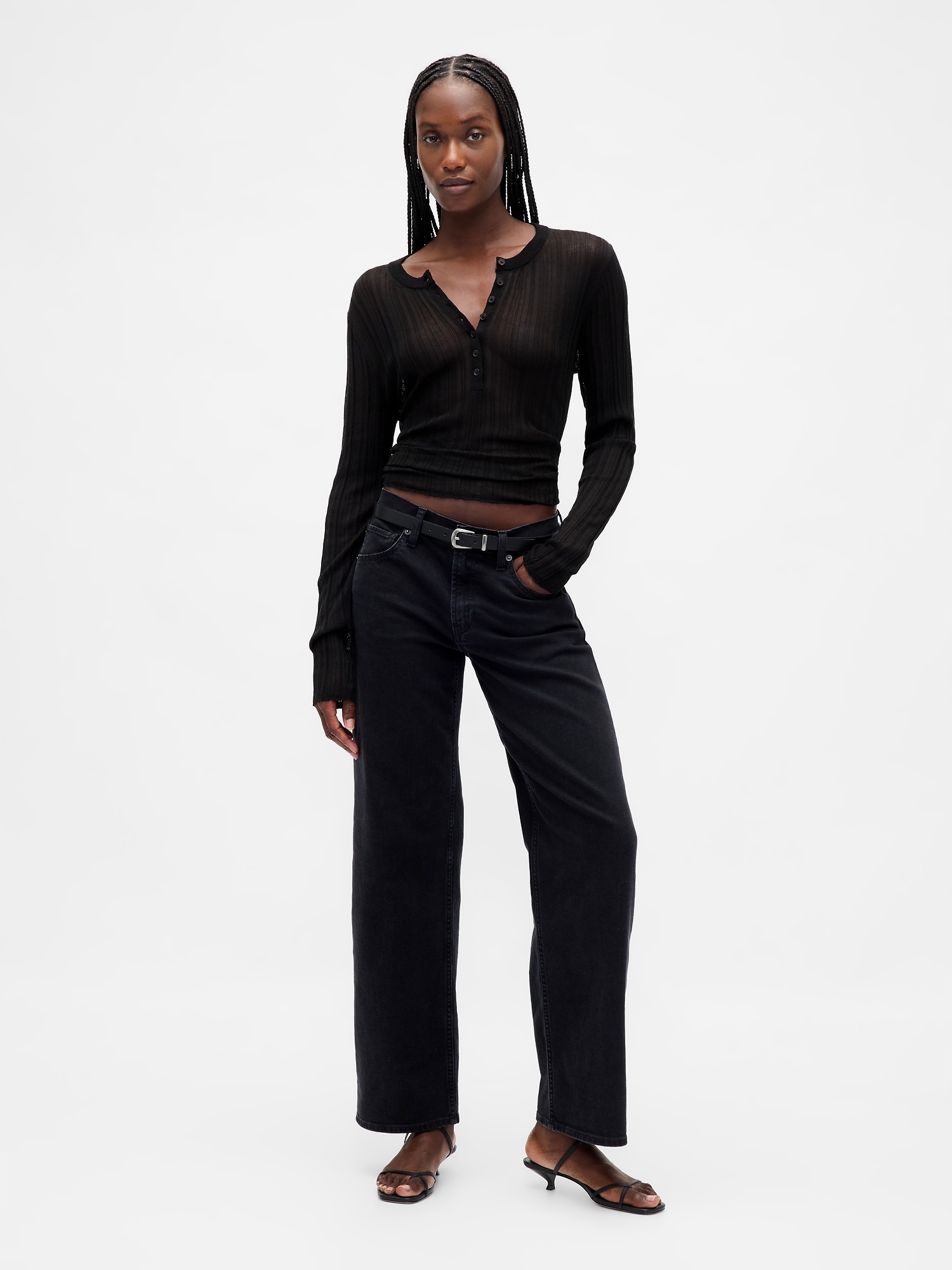 Gap Džíny Low Rise '90s Loose
