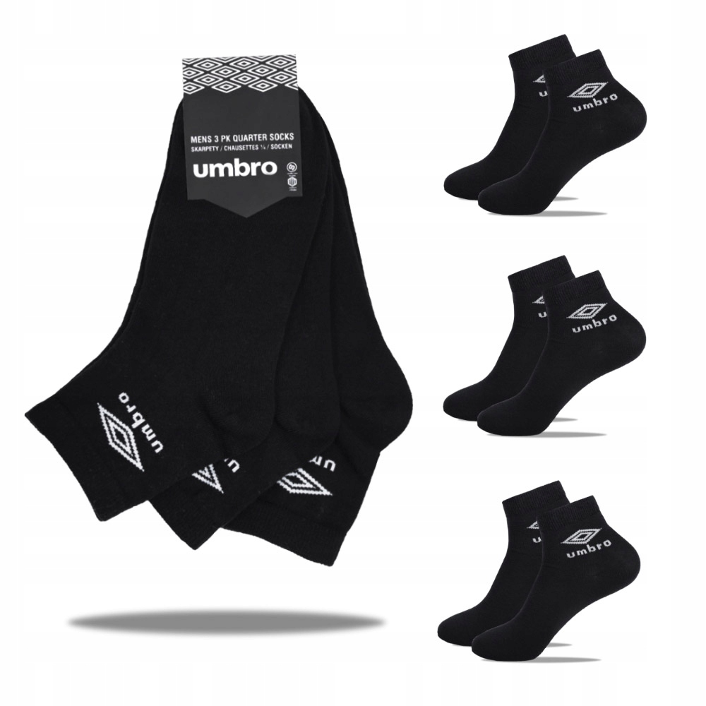 

Umbro Skarpety Zakostki Quarter Czarne 3 p. 39/42