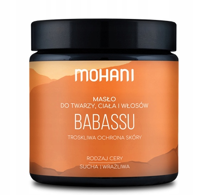 

Mohani Masło babassu 120ml Nawilża i choroni skórę