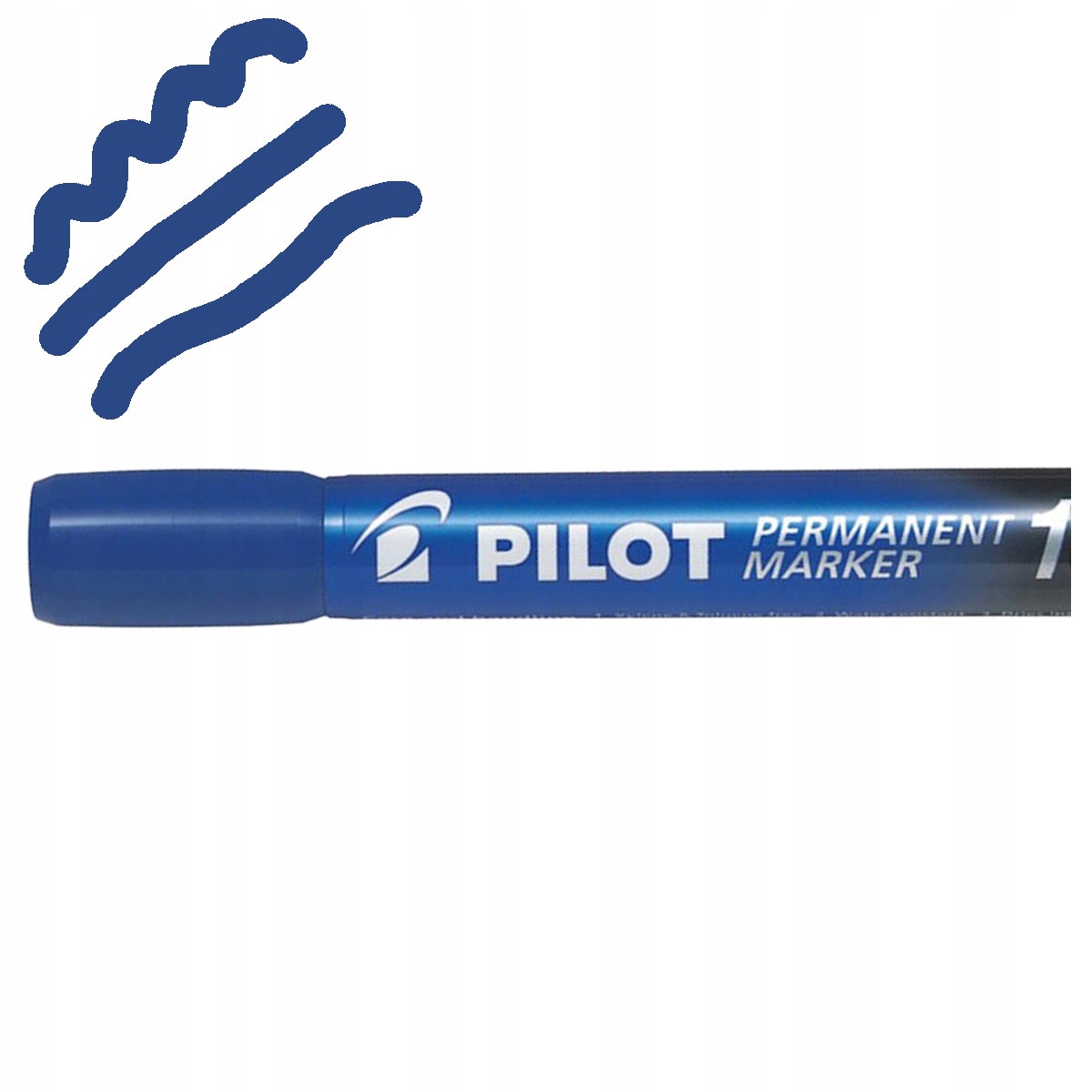 PILOT NIEZMYWALNY MARKER NIEBIESKI OKRĄGŁY KONIEC Kolor niebieski