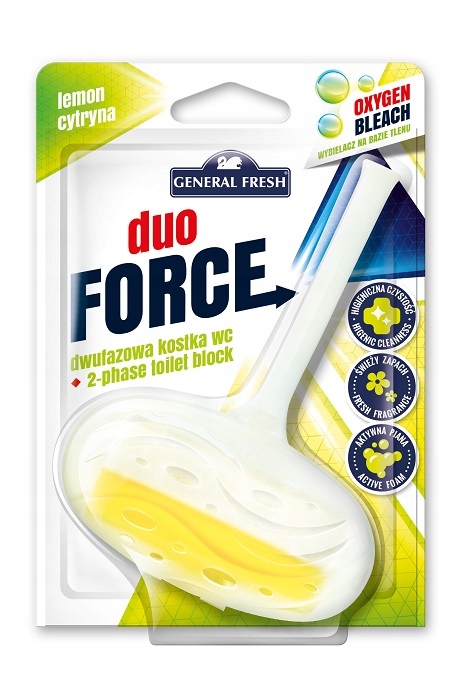 General Fresh Duo Force Dwufazowa Kostka WC Lemon