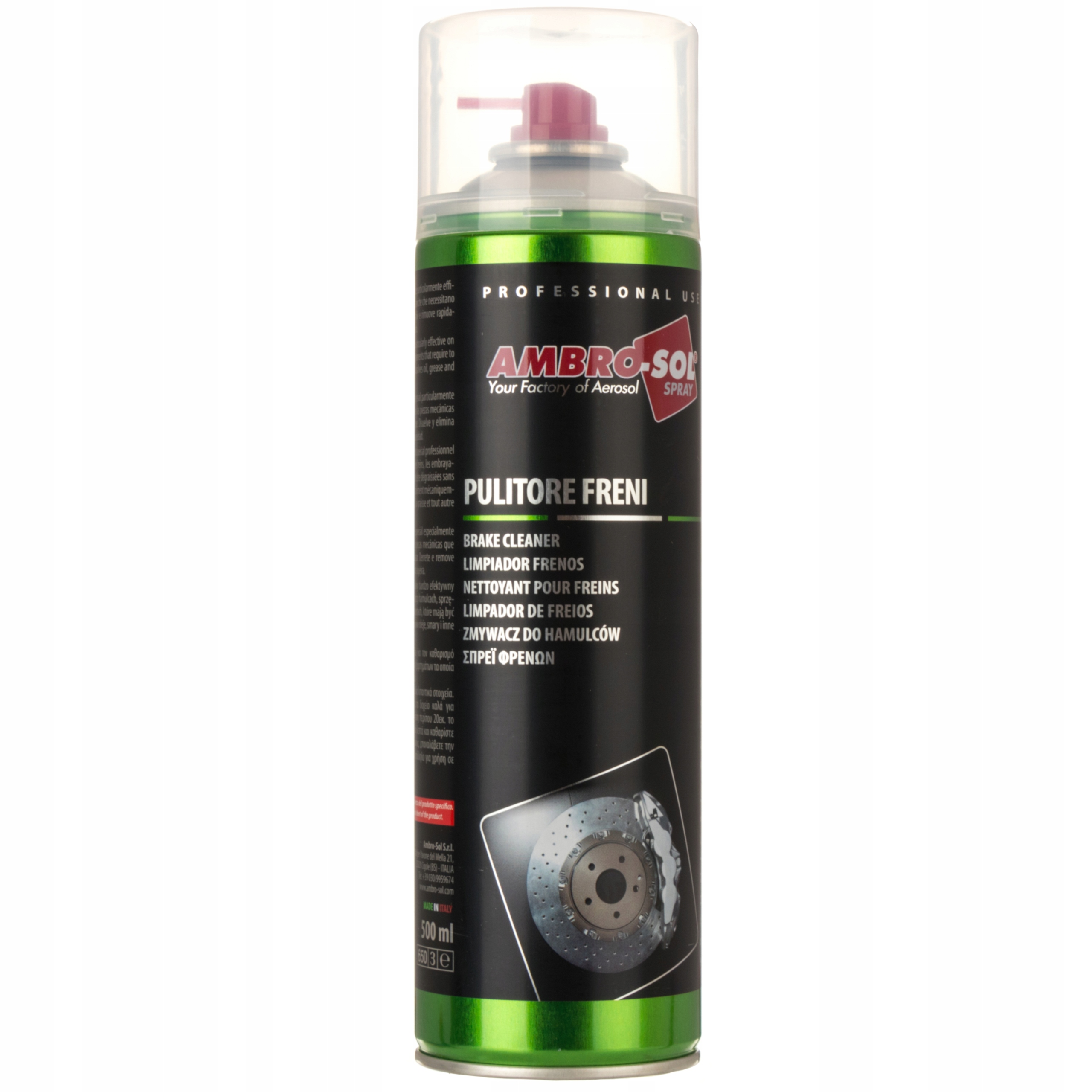 Zmywacz do hamulców 500ml Ambrosol usuwa smar