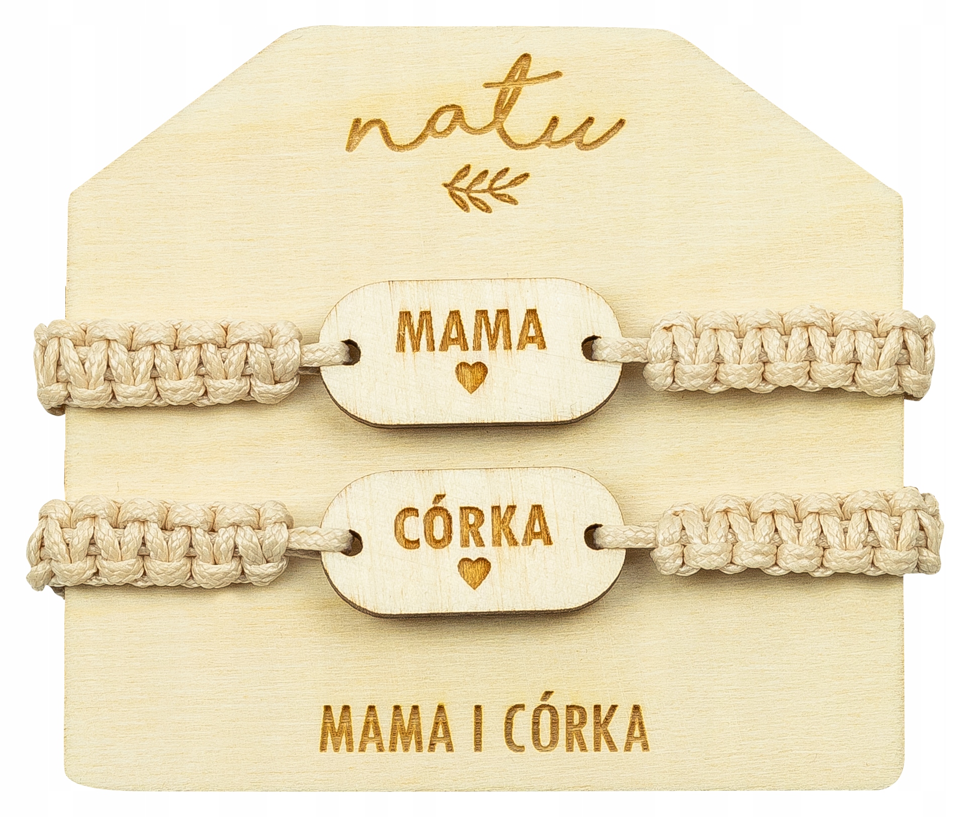 

Bransoletki Mama i Córka Dzień Matki Prezent Imię