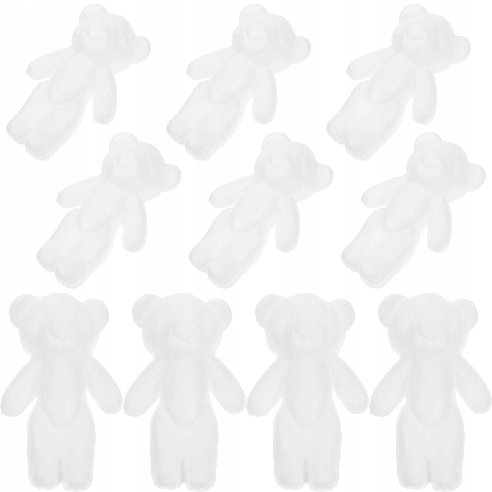 10Pcs Foam Bear Models for Creative Party Decoration