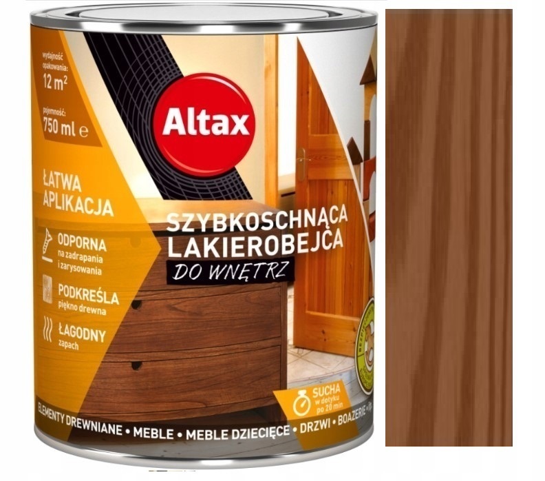 

Altax Lakierobejca Do Wnętrz 0,75L Brąz