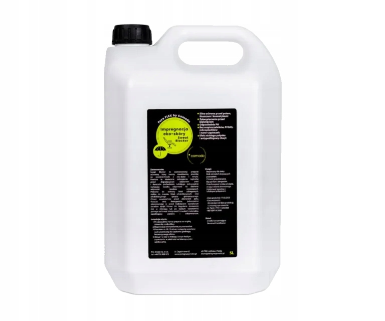 Profesionální impregnát na eko-kůži Sweat Blocker 5L Pure Flex od firmy Comodo