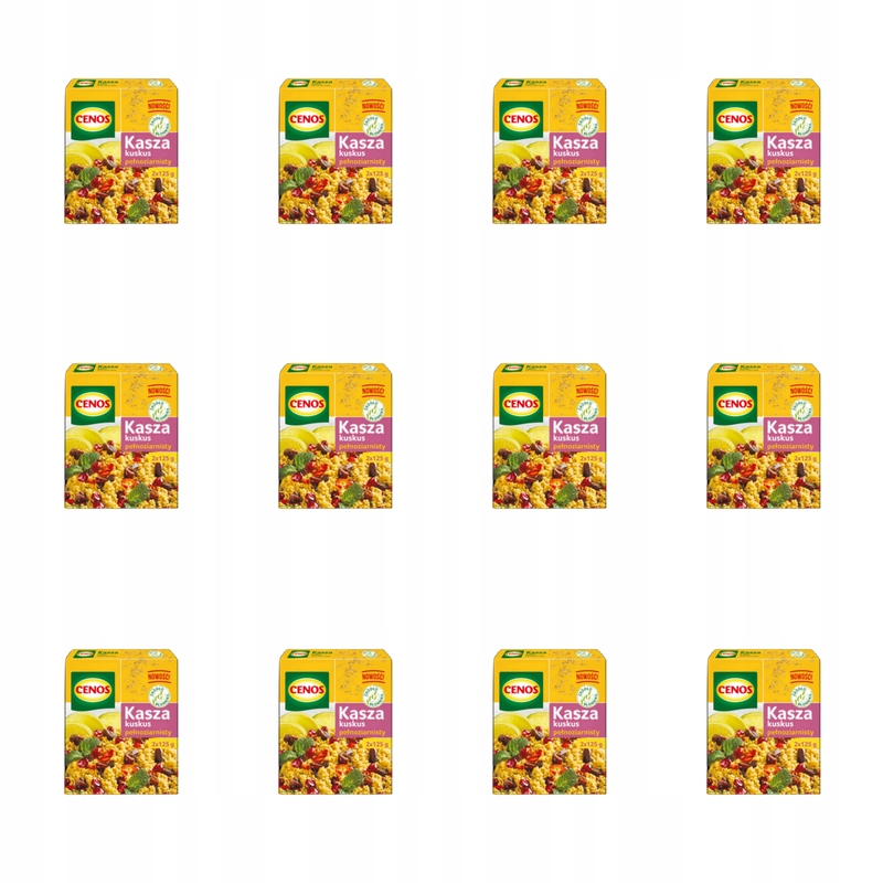 Kuskusová kaše celozrnná 2 x 125 g Cenos X12