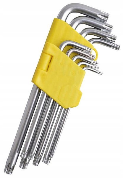 

Klucze Torx Hex L Imbusowe Z Otworem 9 El T10-T50