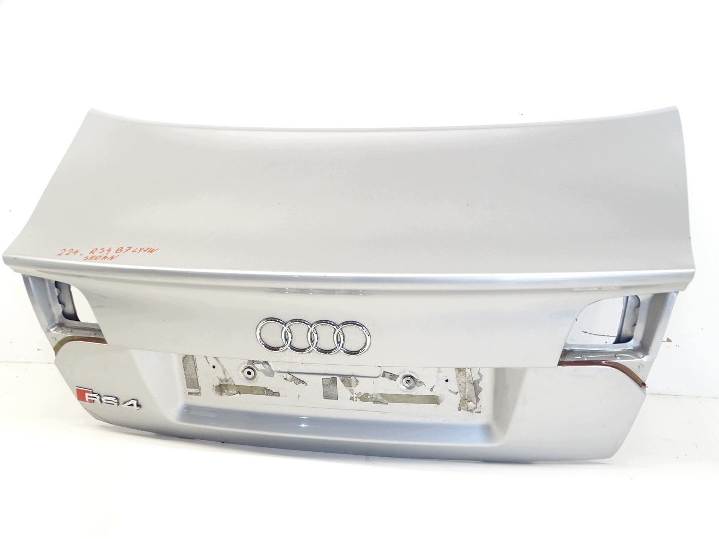 trunk door boot rear part rear AUDI RS4 B7 sedan LY7W
