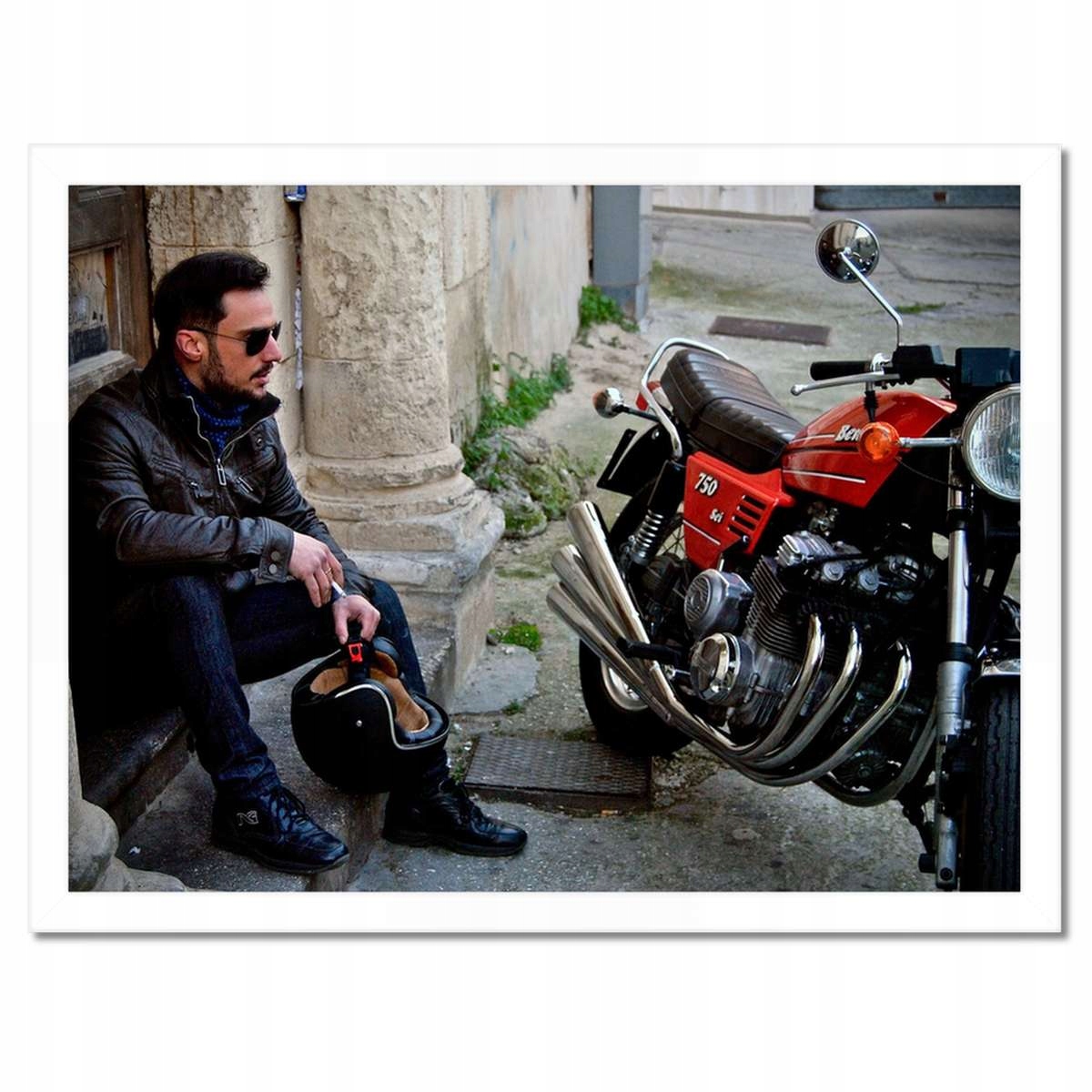 Plakáty v rámu 40x30 Motocykl Klasik Motor
