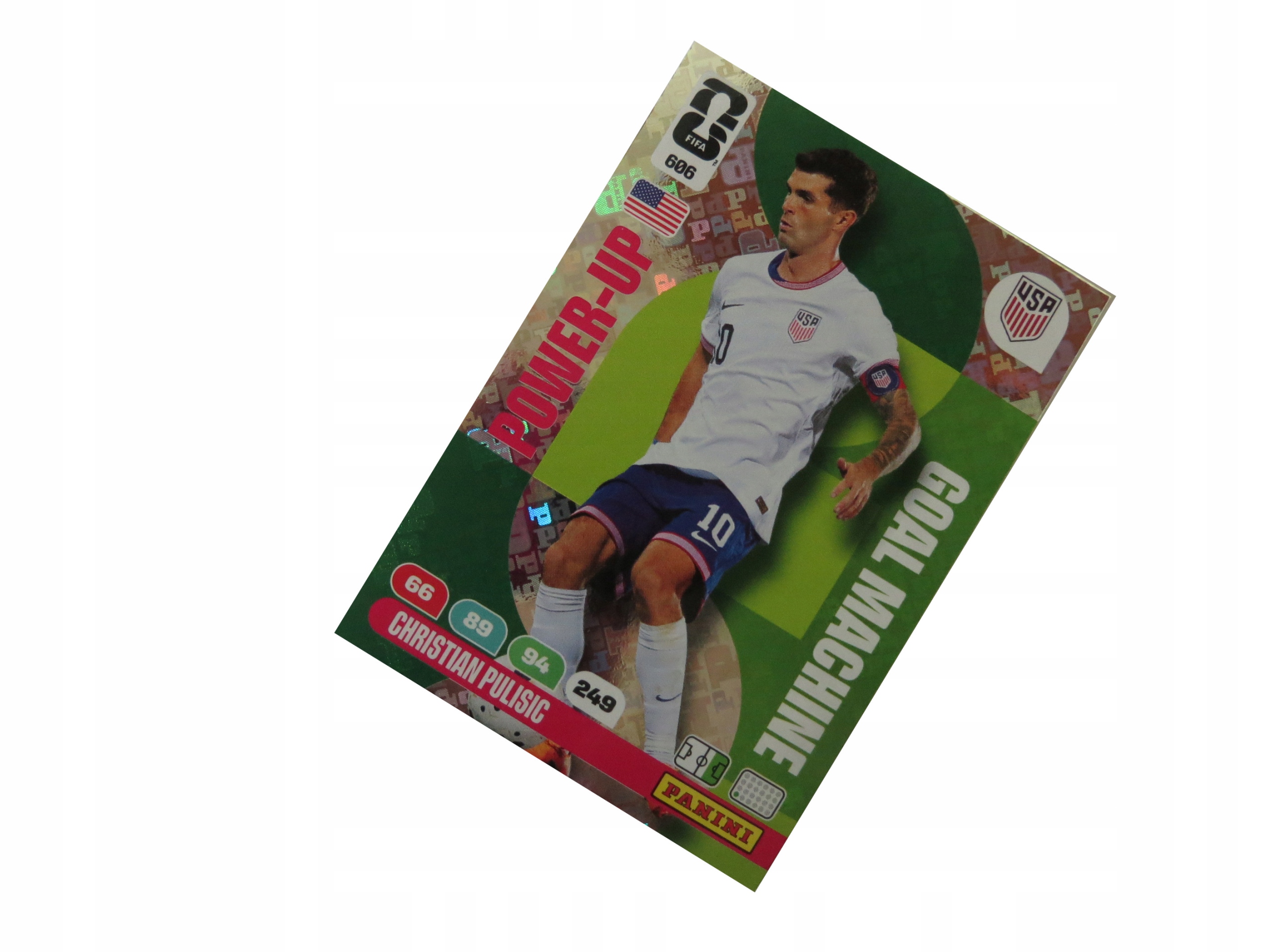Panini Fifa World Cup 2026 Power-up Goal Machine 606 Christian Pulisic Usa