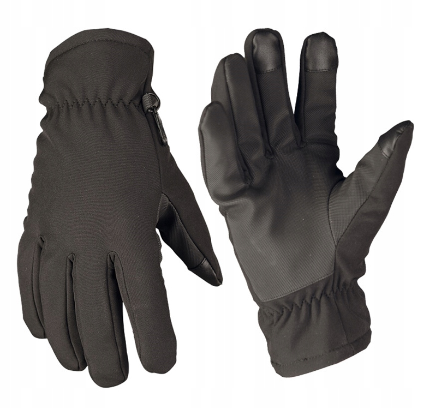 Mil-Tec Rękawice Softshell Czarne L