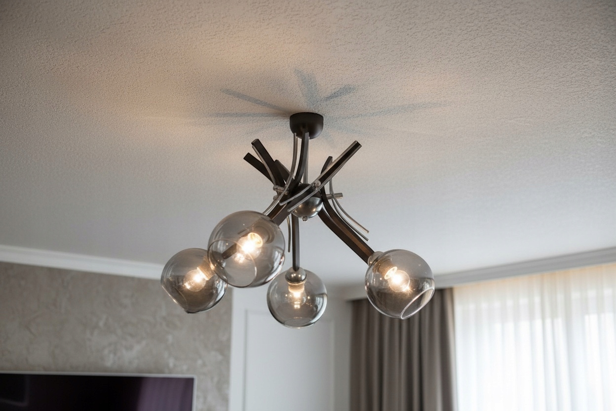 Euro-Lamp Stropná lampa Ufo 5 Bronz Guľôčkové tienidlo chróm 5X60W Výrobca
