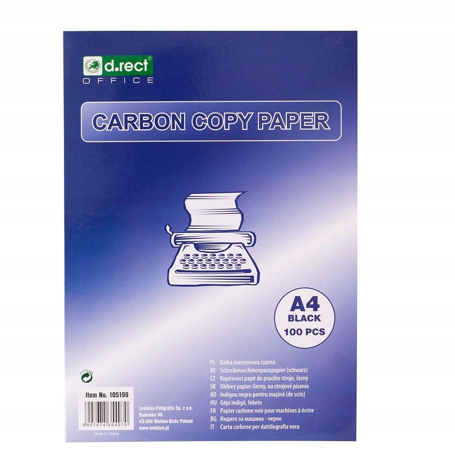 Kalka Czarna do Maszyny do Pisania Opakowanie 100k Marka D.rect