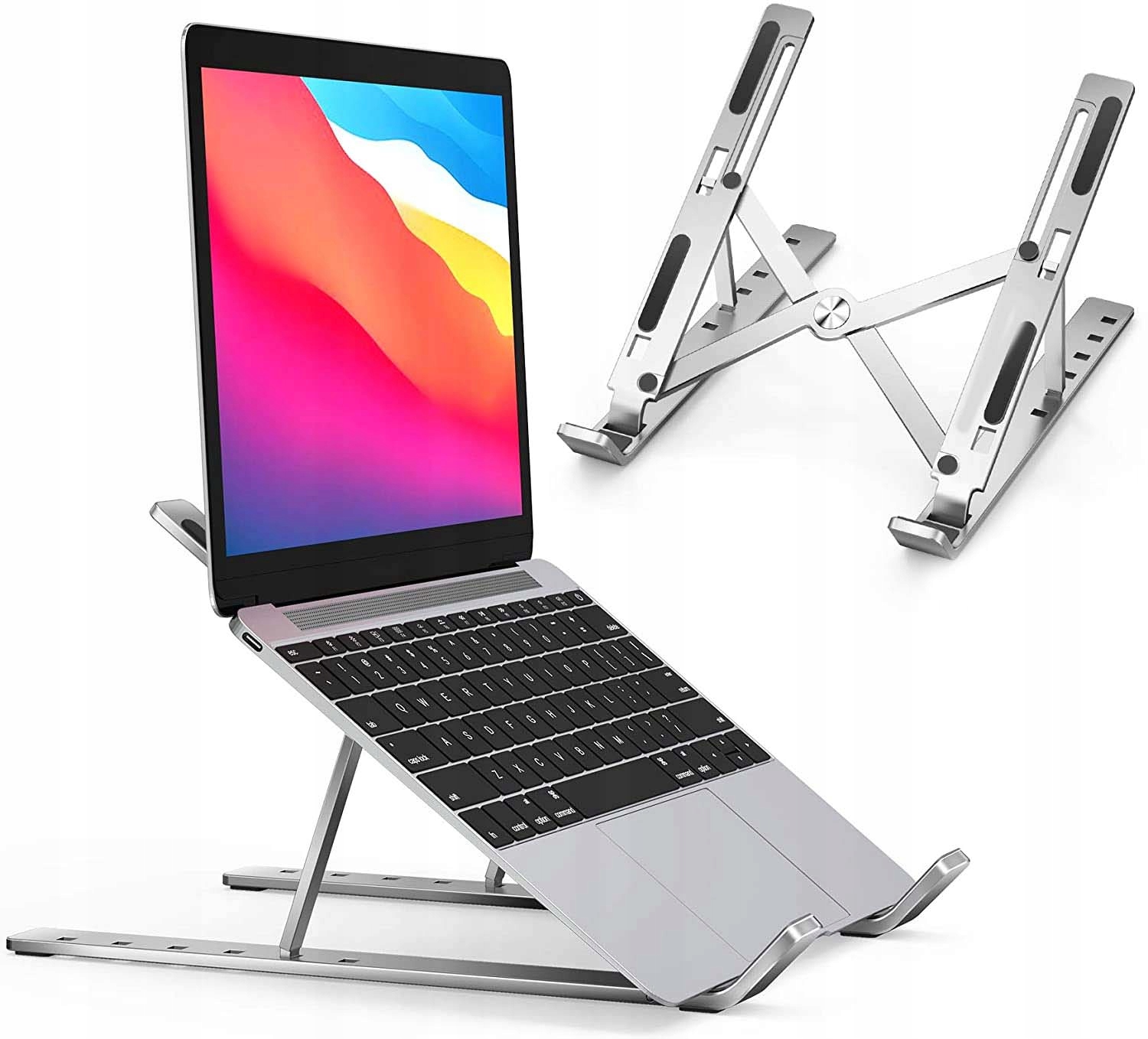 ALUMINIOWA PODKŁADKA POD LAPTOPA TABLET PODSTAWKA