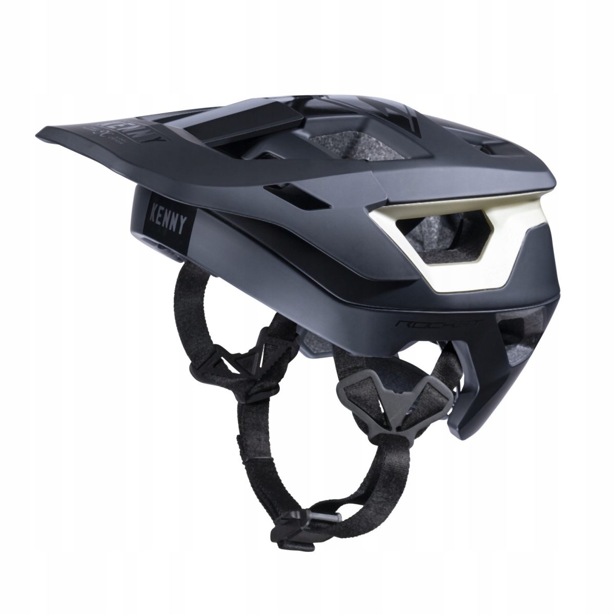 Kenny Racing Kask Rowerowy Mtb Model Rocket Dark Grey Pearl Kolor Niebieski