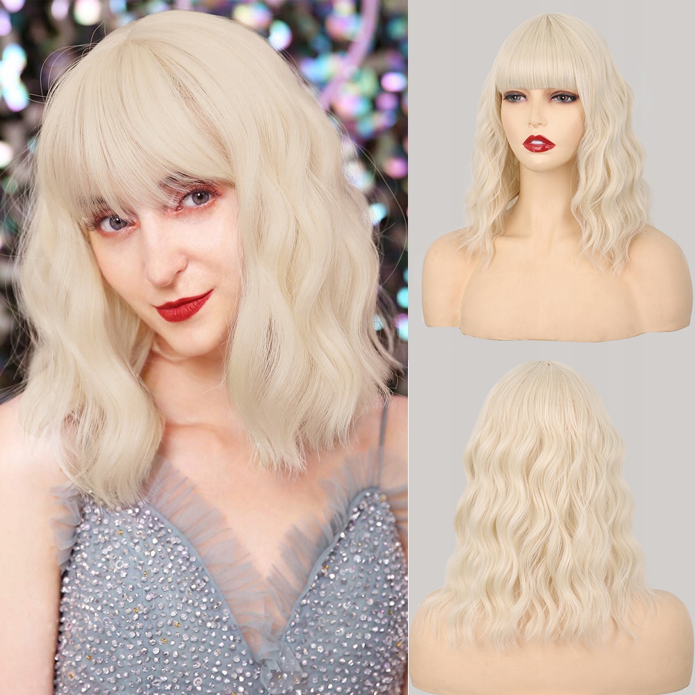 Platinová blond mikádo paruka Marion