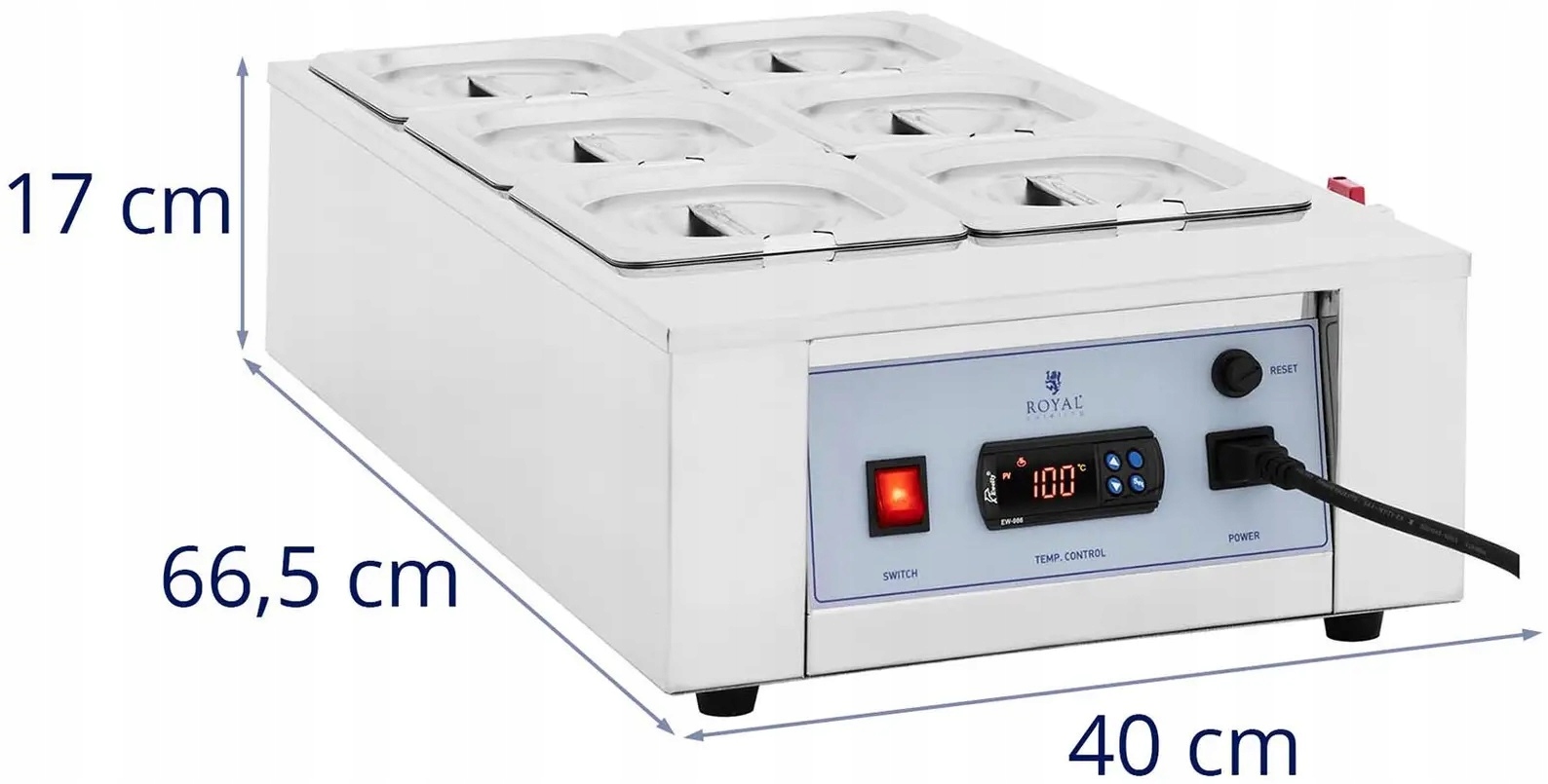 Podgrzewacz do czekolady elektryczny 9,6L Royal Catering RC_CMM_04 10012777