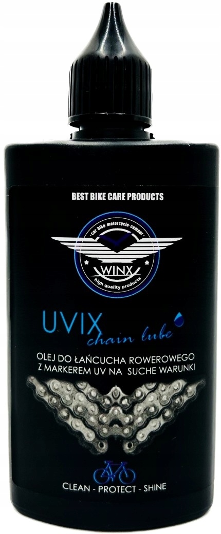 Winx Olej łańcucha rowerowego Uvix marker Uv 100ml