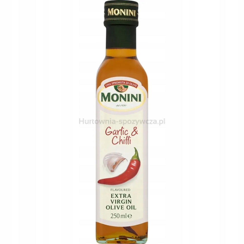 Monini Koření na bázi olivového oleje Ev ČesnekChili 250 ml