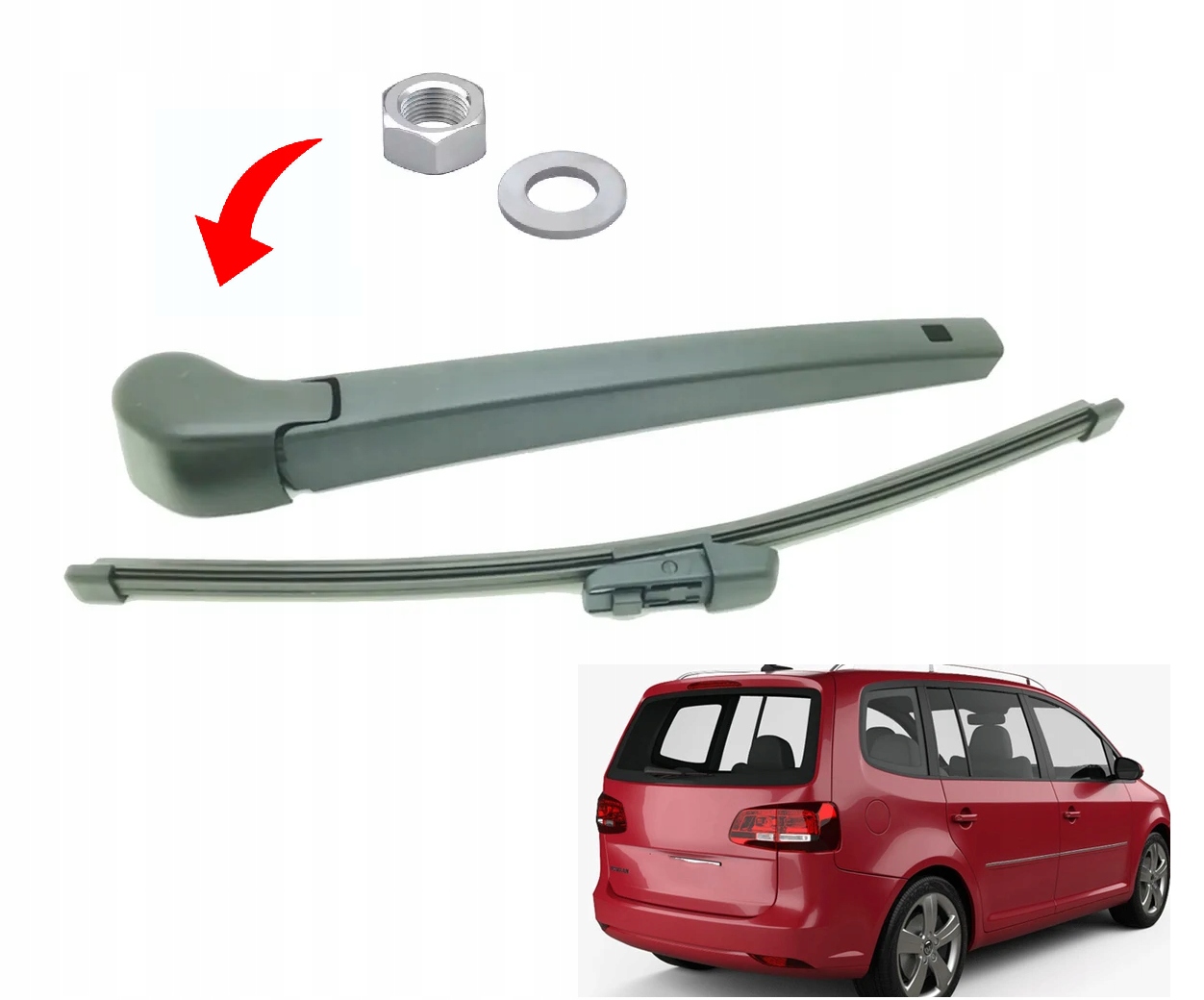 рычаги + дворник на зад vw TOURAN 1T3 2010-2015