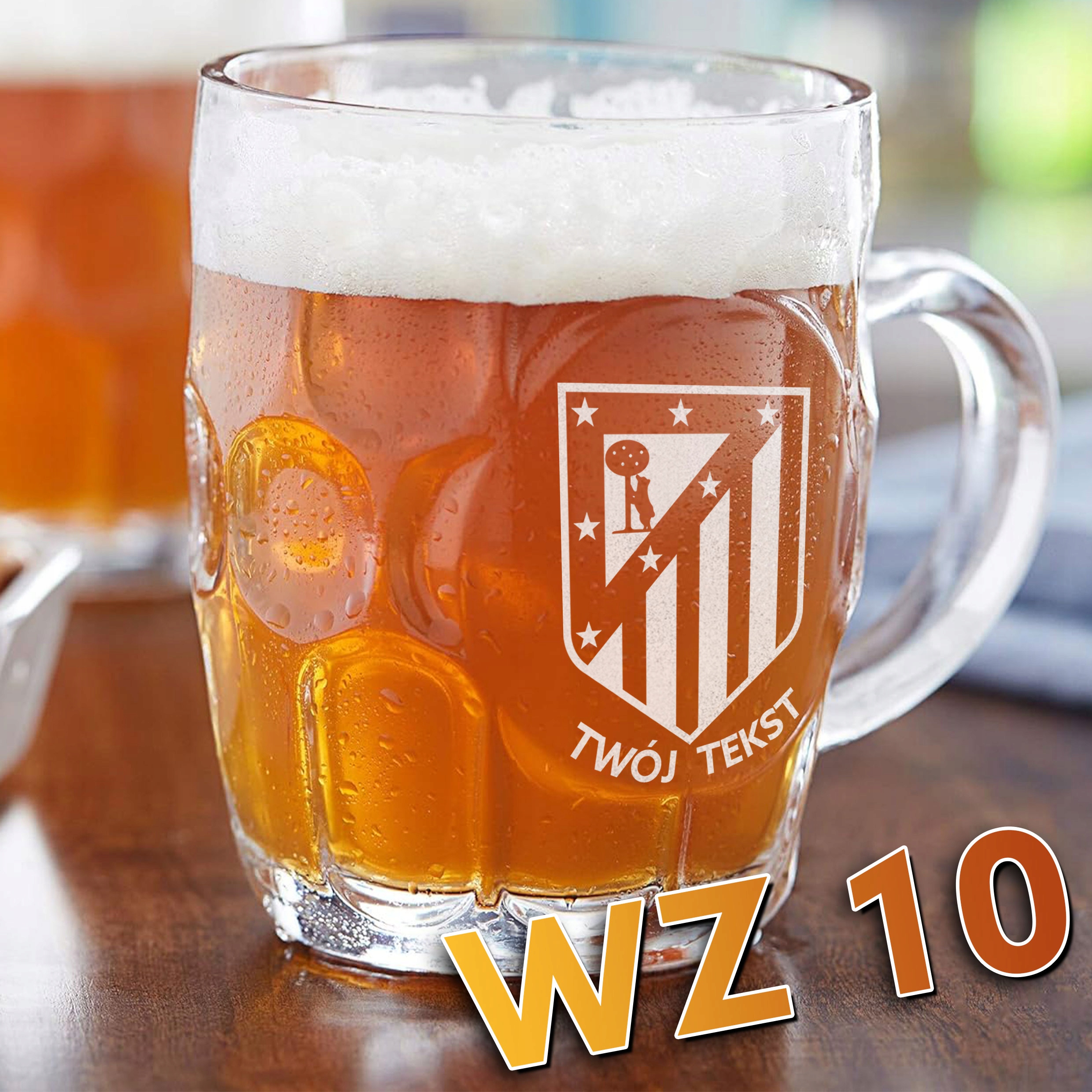KUFEL DO PIWA NA PIWO KLUBOWE HERB KLUBY PIŁKARSKIE PREZENT DLA CHŁOPAKA Y4 Informacje dodatkowe wykonanie graweru w cenie