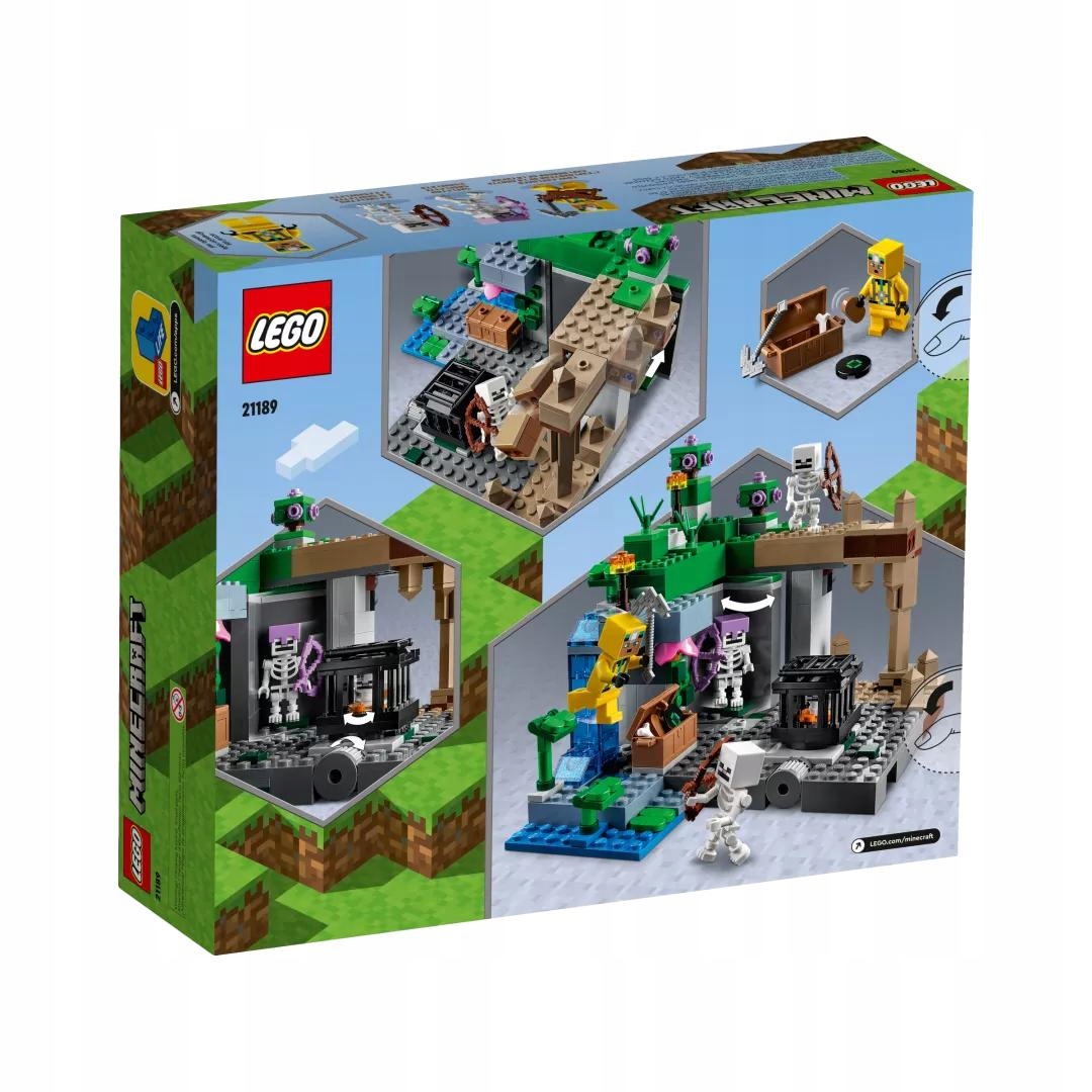 LEGO MINECRAFT GROTA LOCH SZKIELETÓW SPAWNER HIT Numer produktu 1211890