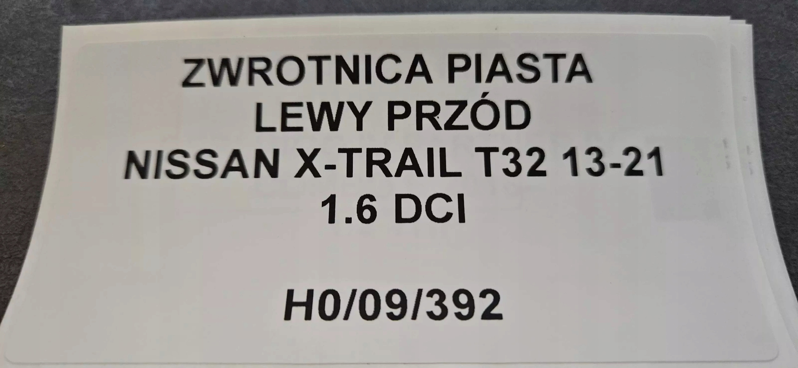otoč čepu levý předek NISSAN X-TRAIL T32 13