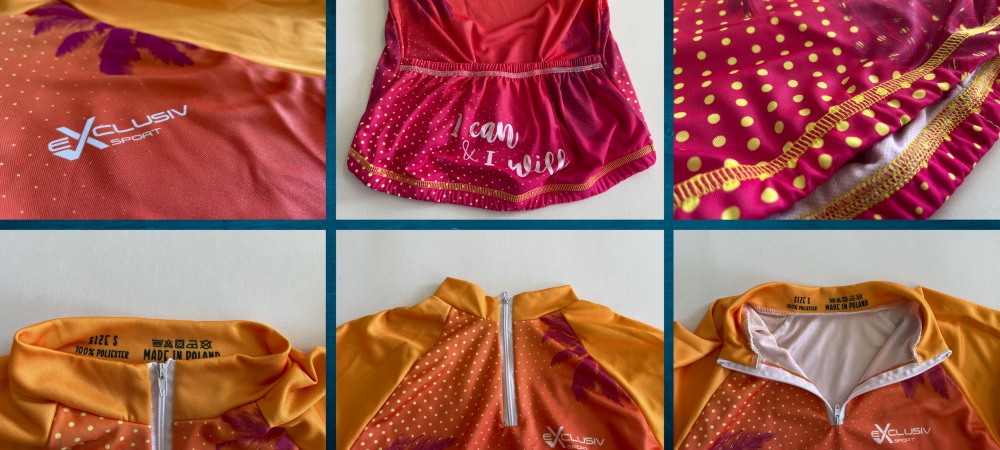 Damska Koszulka Rowerowa Kolarska Wzory Twój Nadruk Marka inna