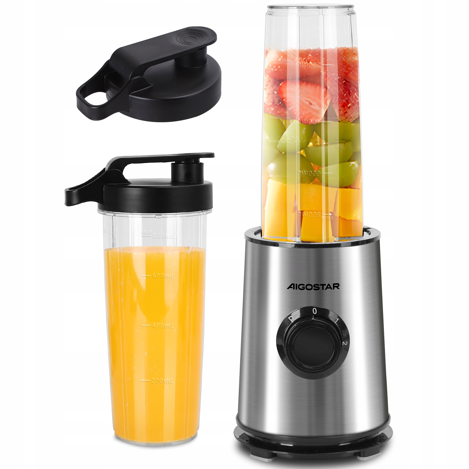 Blender Kielichowy do Smoothie Koktajli 800ML 600W Aigostar Baron
