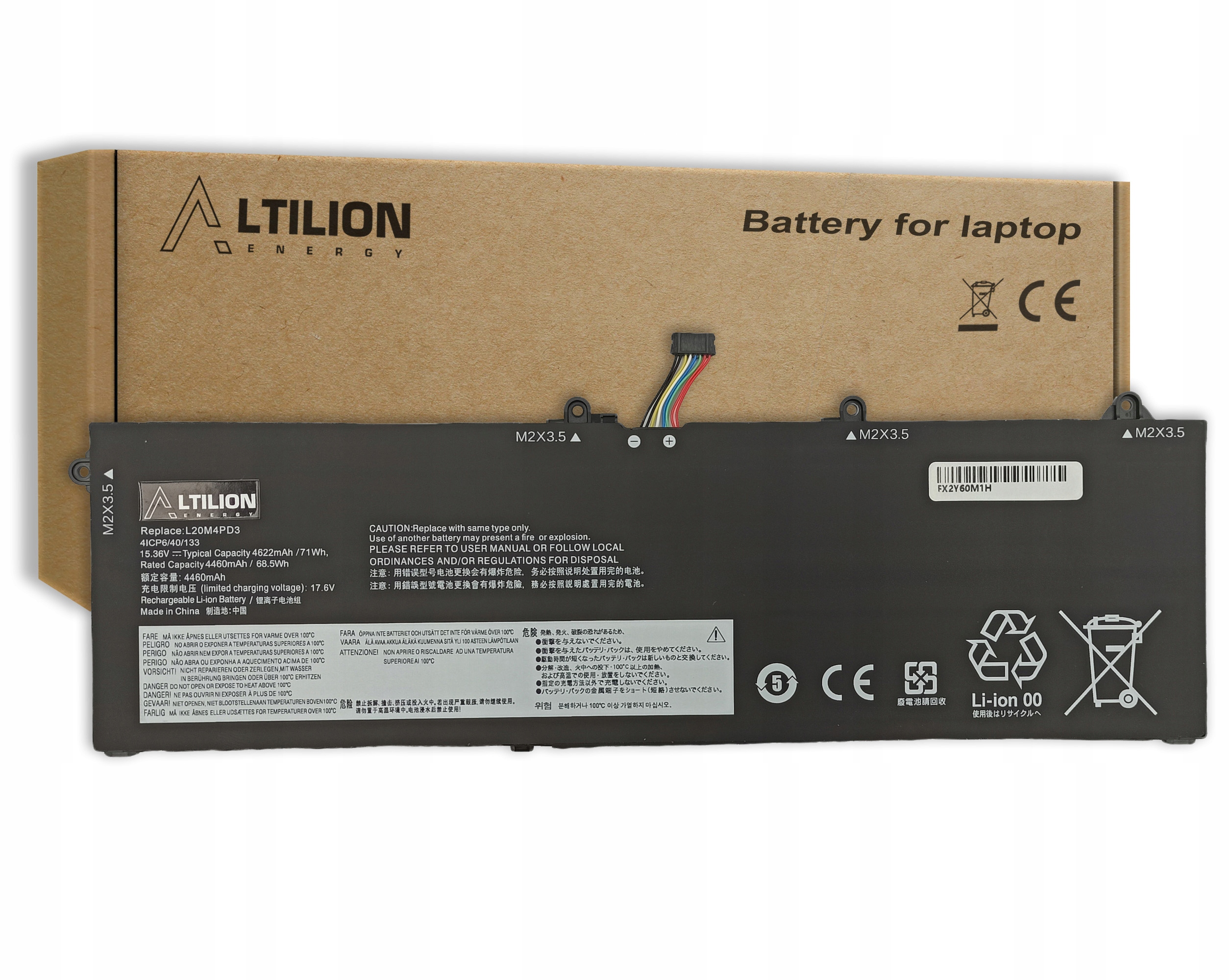 Batéria Altilion Energy L20M4PD3 kompatibilná s Lenovo