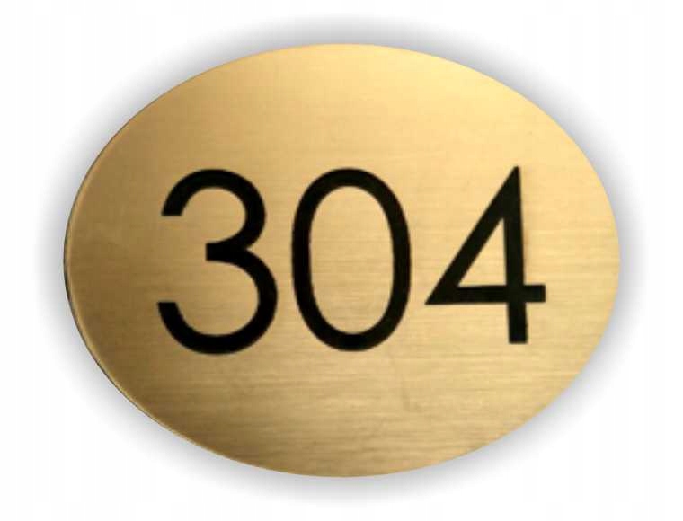 numer NUMEREK NA DRZWI hotel dom klub GRAWEROWANY