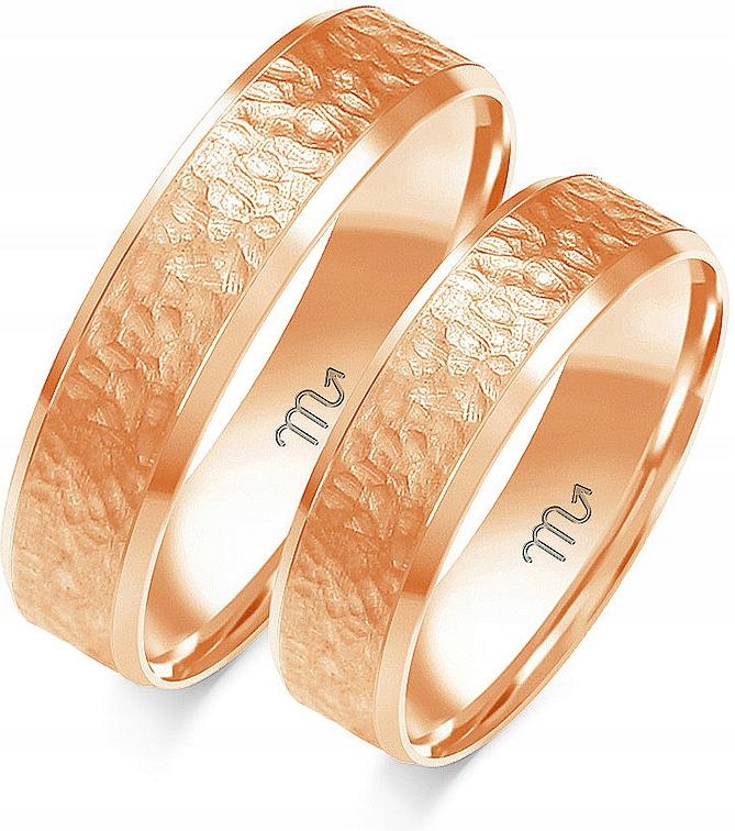 svatební s gravírováním pro pár z roku 585, velikost 11 12 13, dámská pánská kolekce