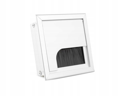 Zapuštěný Kabelový Průchod S Kartáčem Silver 80x80MM Atm RT-420 A6 Alu x4