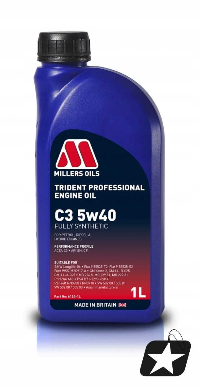 Millers Oils Trident Professional C3 5W40 1L