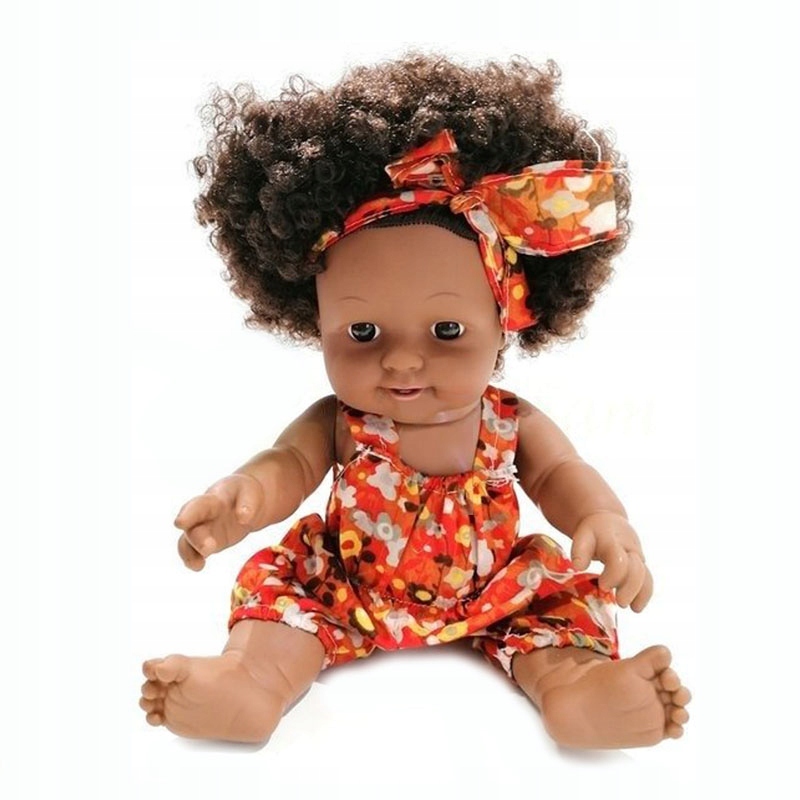 

Lalka Murzynka Bobasek Afro 30cm