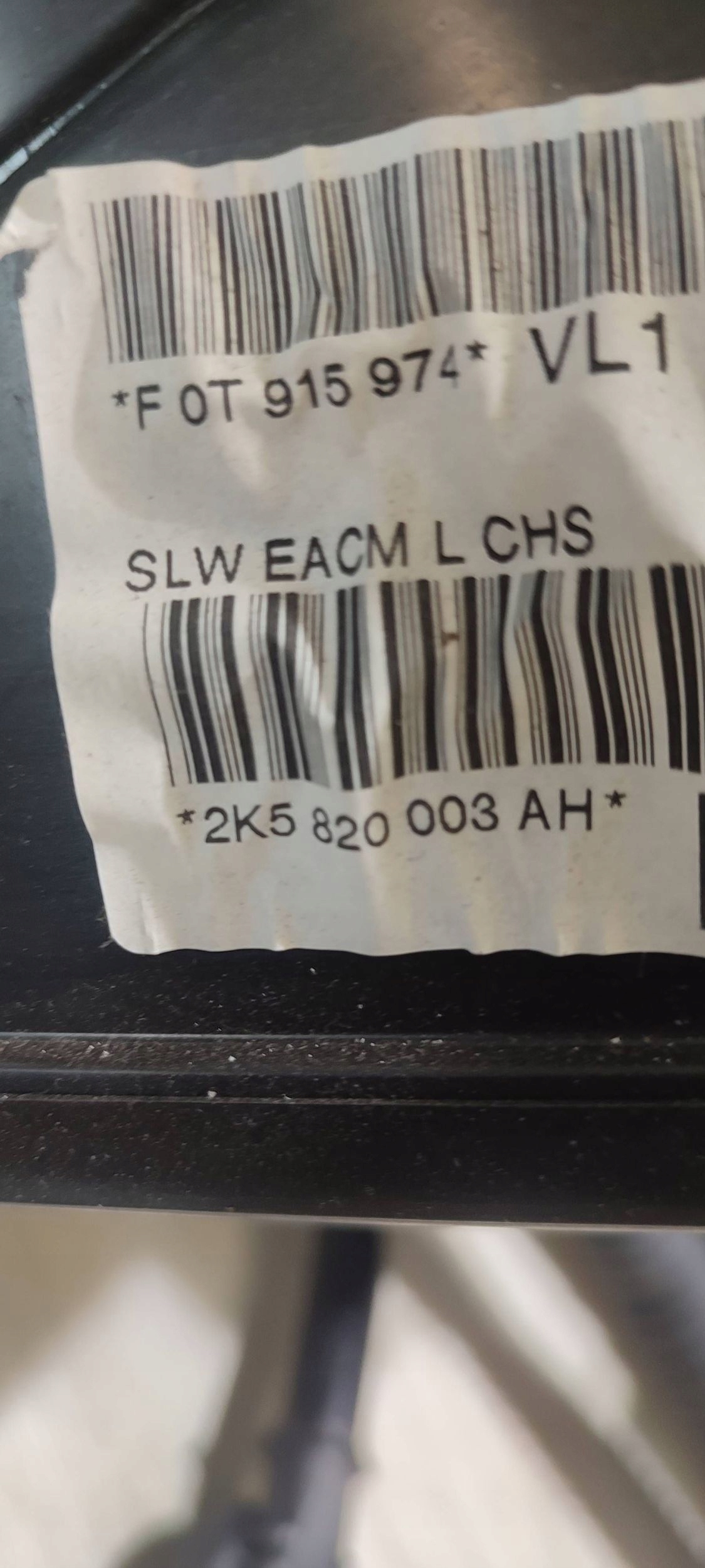 ohřívač Volkswagen Caddy 2K5820003AH