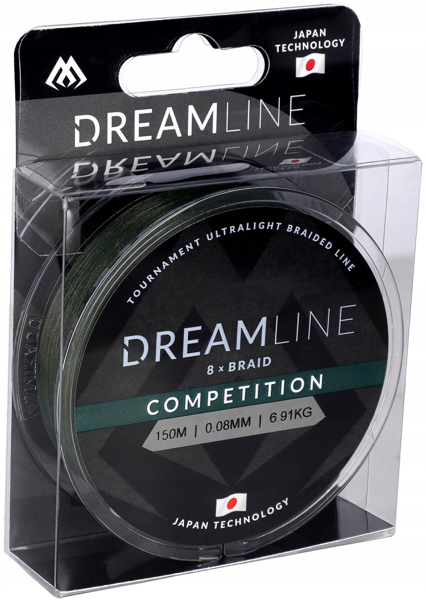 Mikado Plecionka Dreamline Competition x8 Braid green 0,14 mm/150 m