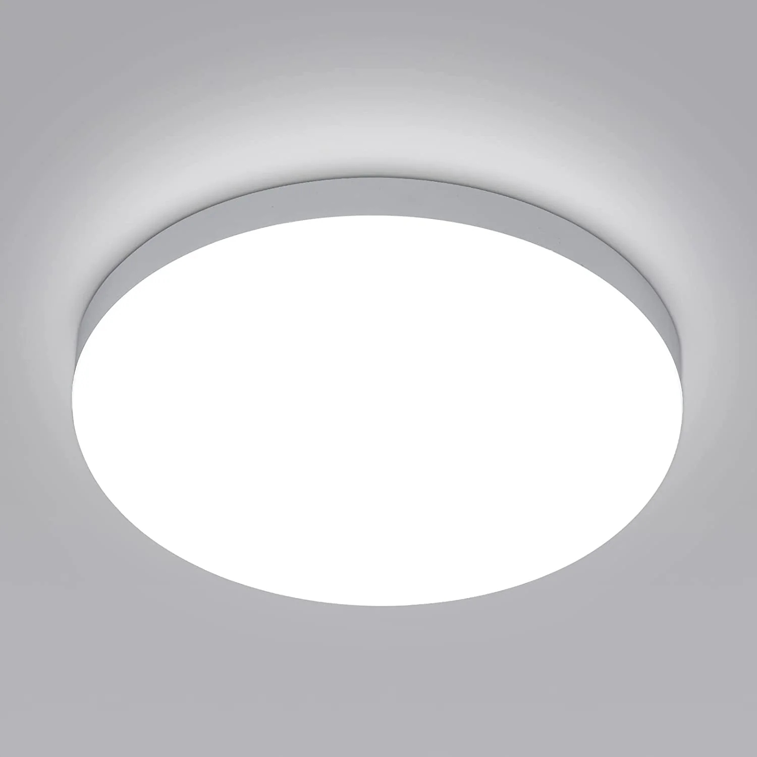 Stropní svítidlo Led plafon bílé do koupelny vodotěsné 6500K 32W IP54