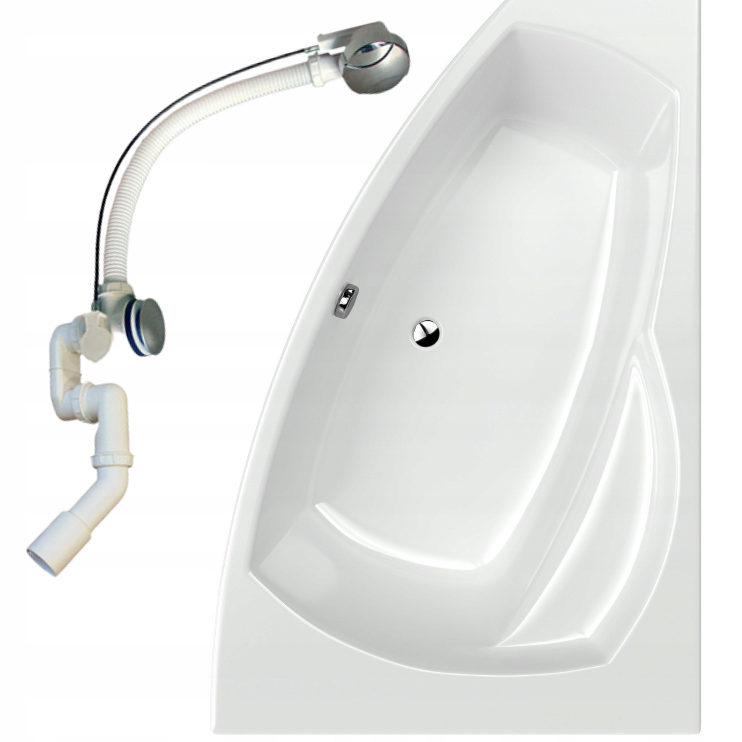 Rohová Vana Se Sifonovým Sedákem Pravá Asymetrická Laminart 170X115