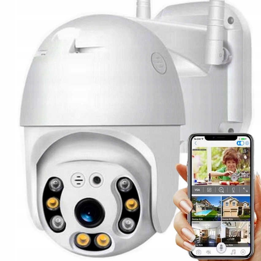 Kamera Wifi Ip Smart Obrotowa Full Hd 2MP Monitoring 1080p Zoom 4x Detekcja